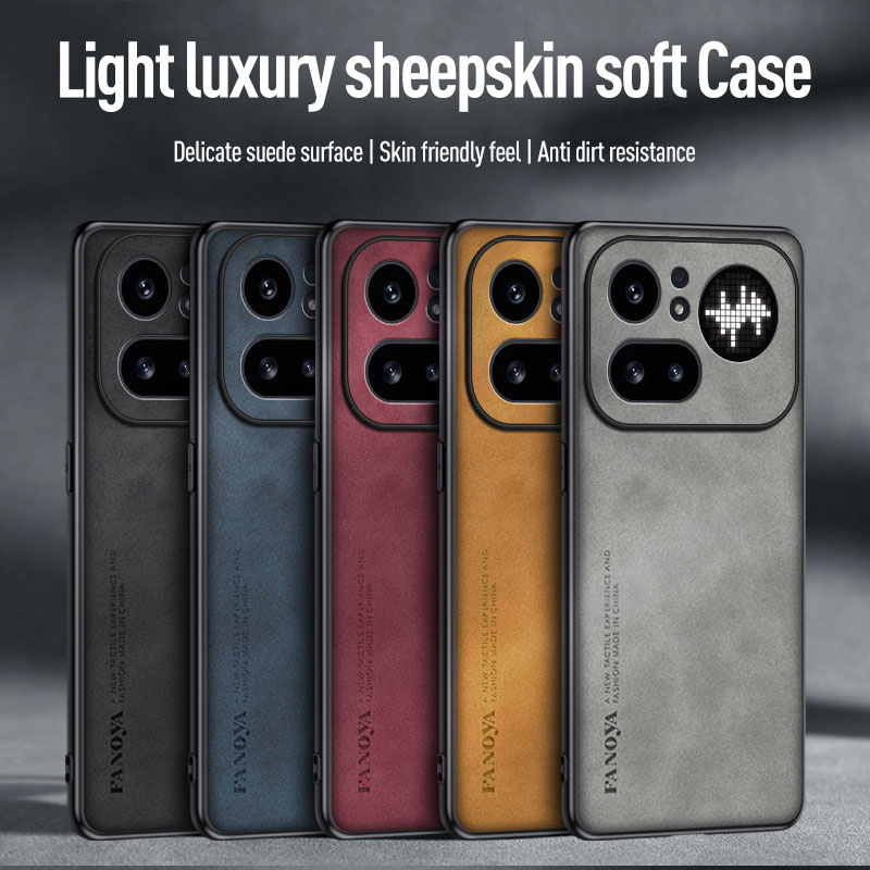 Phone Accessories Nothing - Luxury Sheepskin PU Leather Phone Case