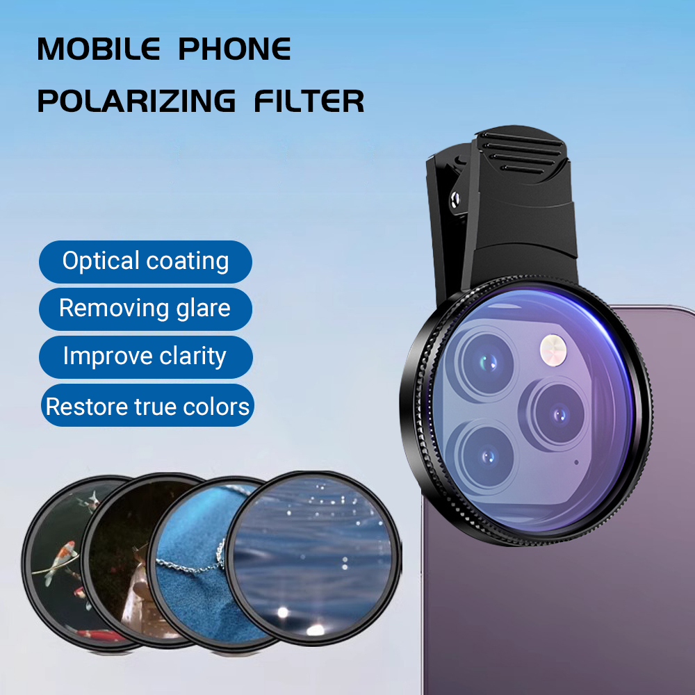 Phone Accessories And Electronics - 52MM Mobile Phone Lens Universal Polarizer