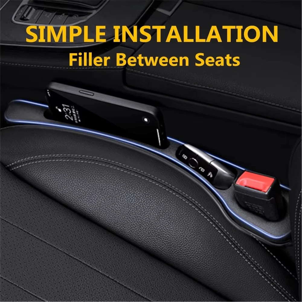 Phone Accessories Organizer - 2pcs Universal Car Seat Gap Filler,