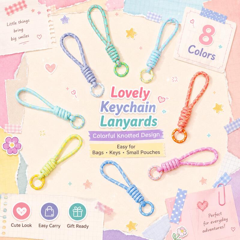 Phone Accessories And Electronics - 2~5pcs Colorful Braided Keychain Mobile Phone