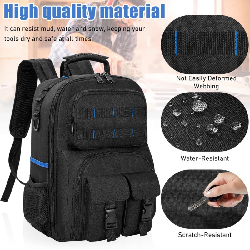 Phone Zone Accessories & Repair Lake Charles La - Wear-resistant Oxford cloth tool storage backpack,