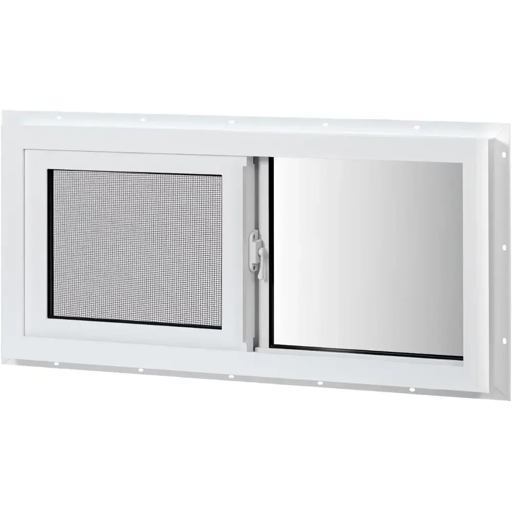 Tempered Glass Screen - Vinyl Basement Window, 32