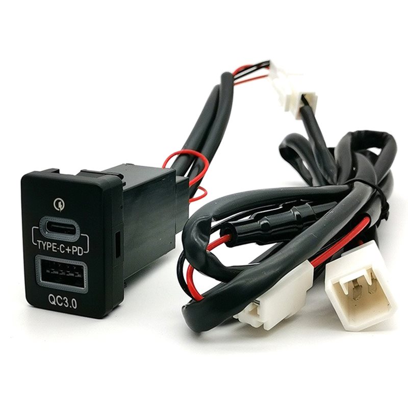 Phone Accessories Types - Cable Accessories Blue Light Car QC3.0