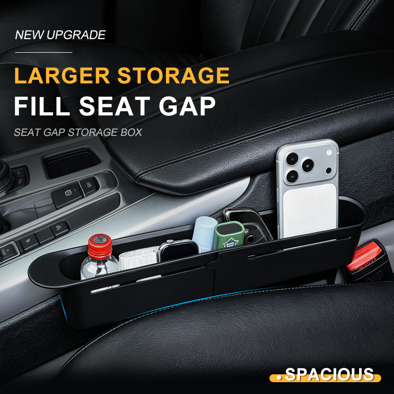 Phone Accessories Organizer - ABS Adjustment Car Seat Gap Storage