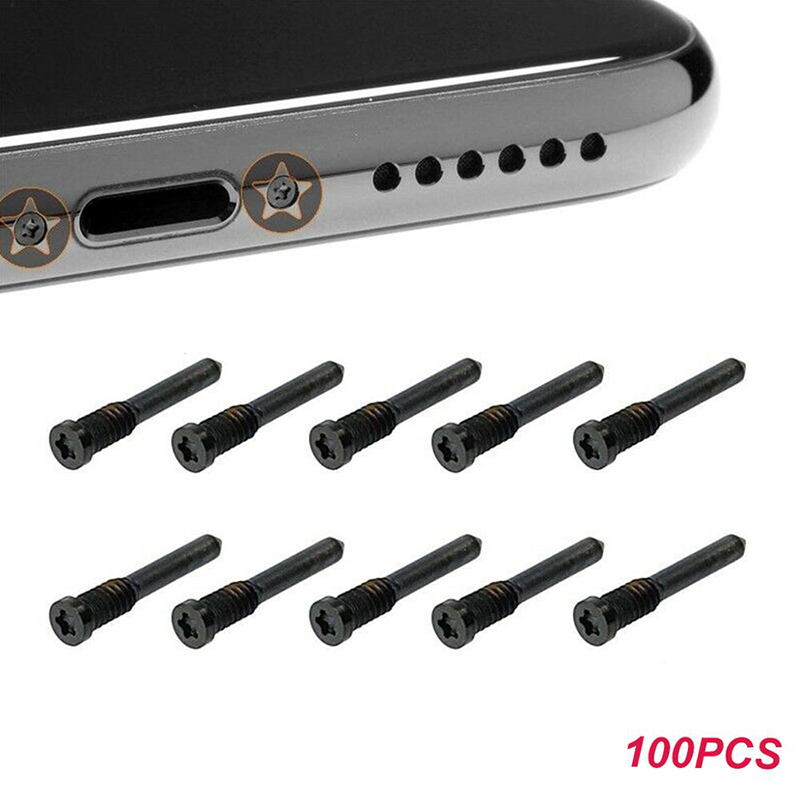 Phone Accessories And Repairs - 100Pcs Bottom Pentalobe Screws Repair Phone