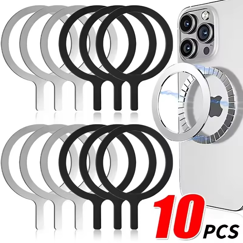 Phone Accessories Holder Car - Universal Magnet Sticker Magnetic Adapter Ring