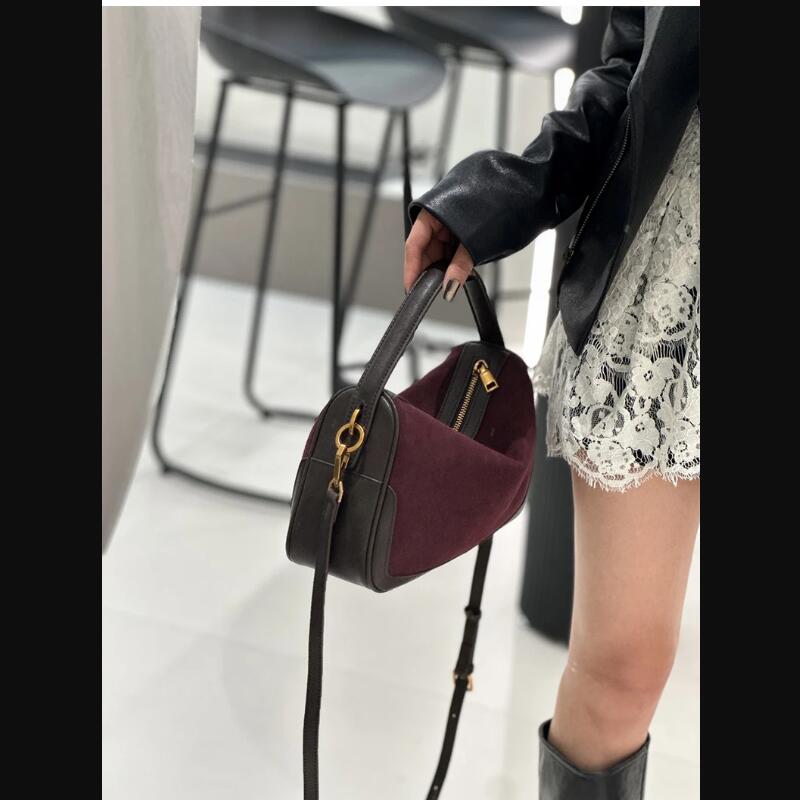 Phone Accessories Brands - Women's Genuine Suede Cowhide Leather Shoulder