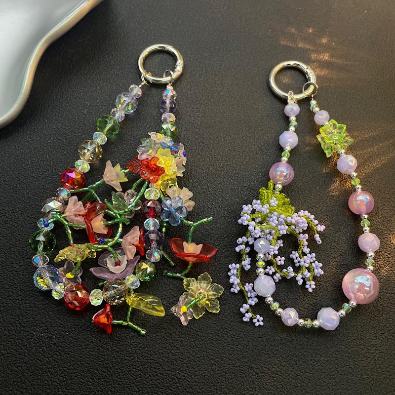 Phone Accessories Types - Summer Colorful Beaded Phone Chain Bag