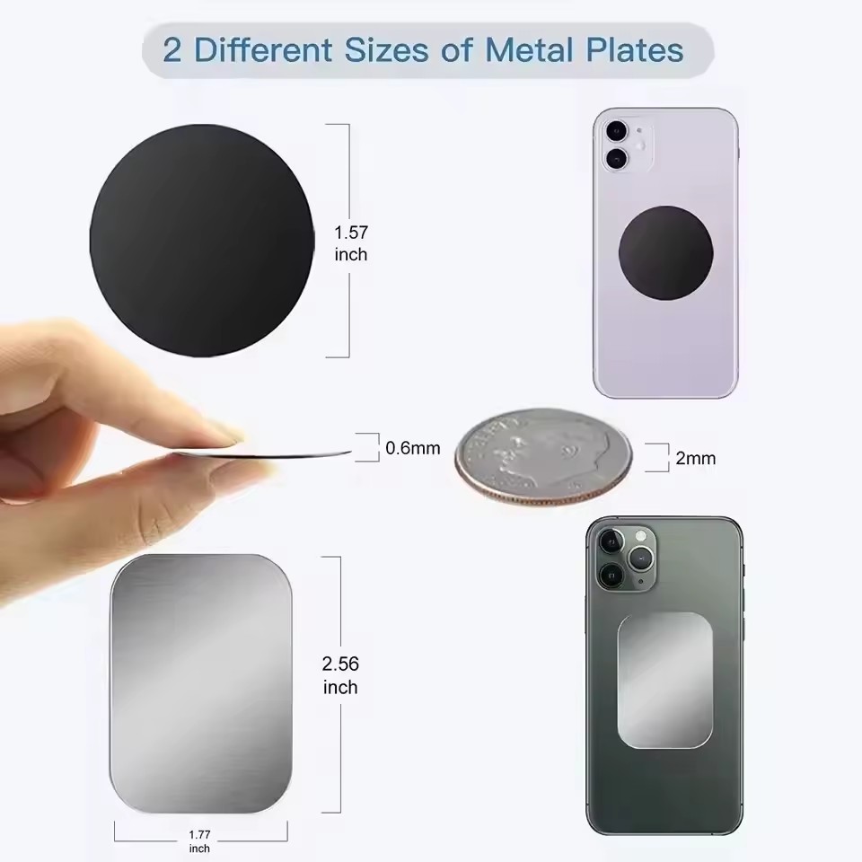 5/10pcs Magnetic Metal Plate D - Phone Accessories Holder Car recension och pris
