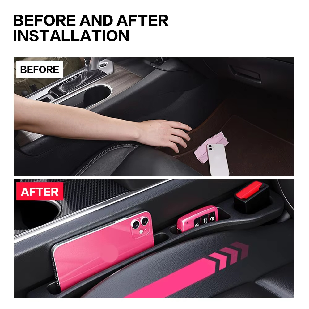 2pcs Universal Car Seat Gap Fi - Phone Accessories Organizer recension och pris