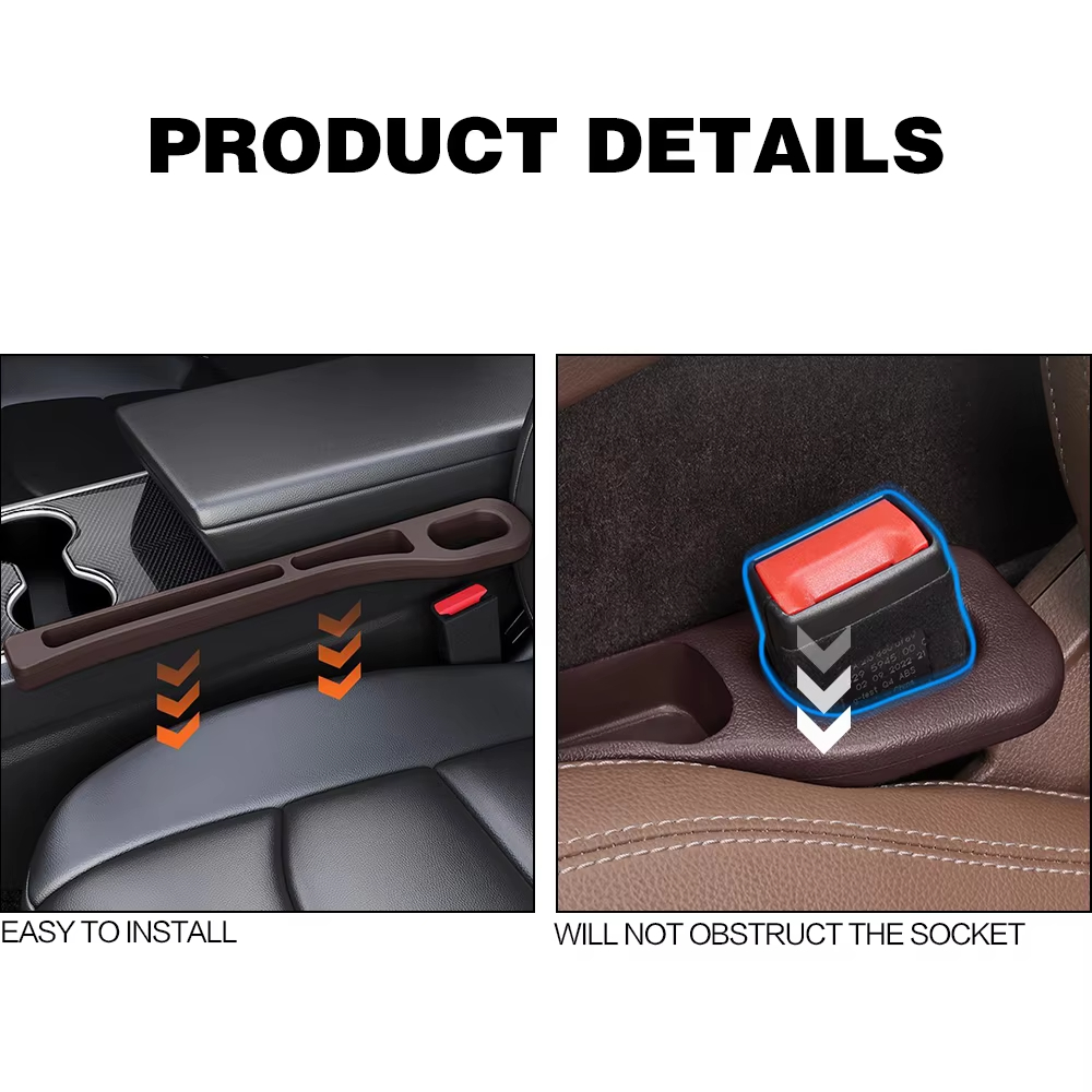 2pcs Universal Car Seat Gap Fi - Phone Accessories Organizer recension och pris