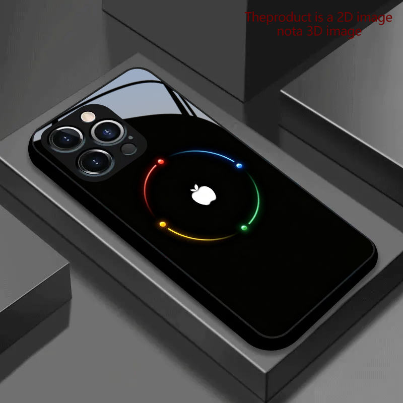 PROTECT Colorful Apple Pattern - Tempered Glass Screen recension och pris