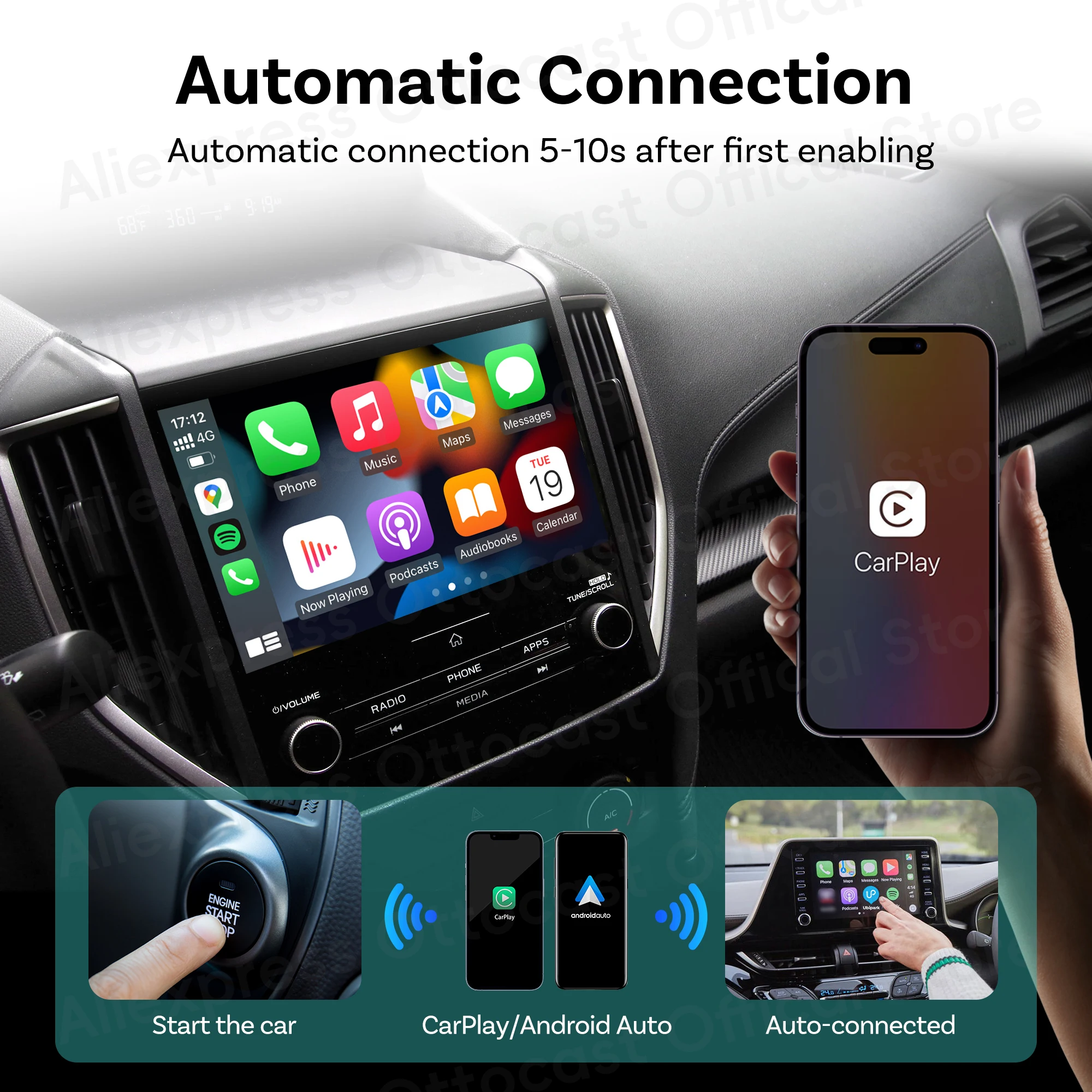 2026 New OTTOCAST MINI Wireles - Phone Accessories Organizer recension och pris