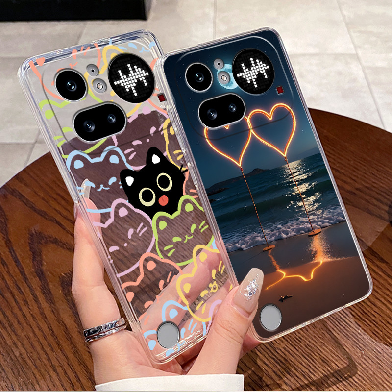 Elegant Trendy Black Love Patt - Phone Accessories Nothing recension och pris