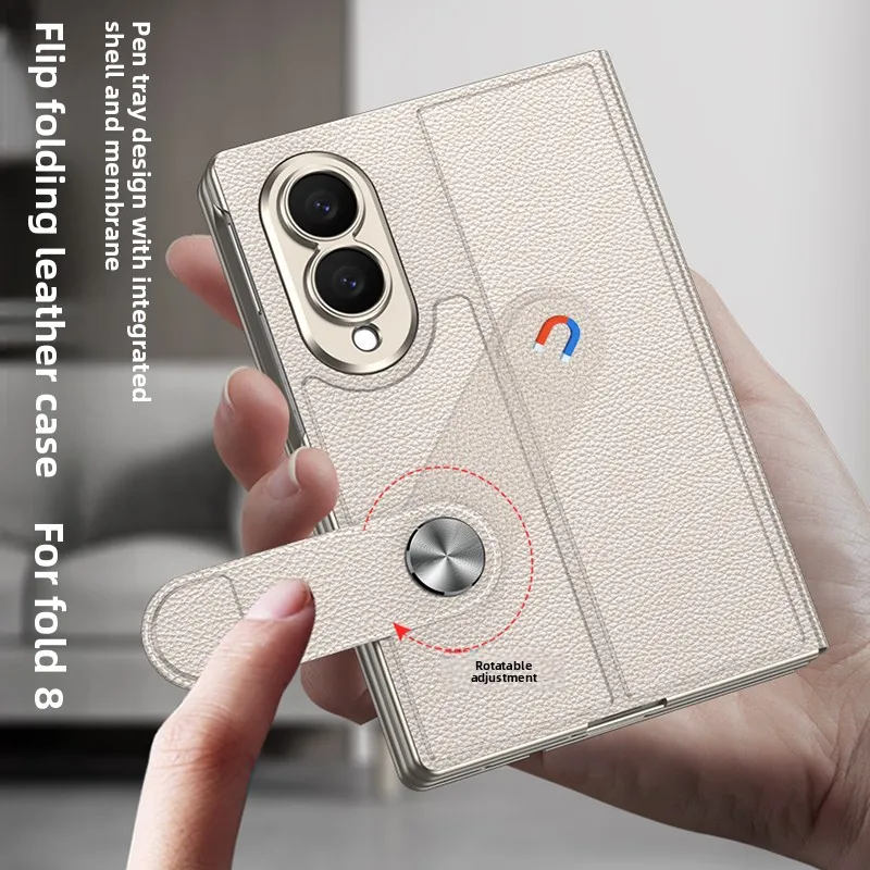 Luxury Business Flip Pen Slot  - Tempered Glass Screen recension och pris