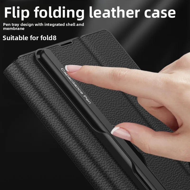 Luxury Business Flip Pen Slot  - Tempered Glass Screen recension och pris