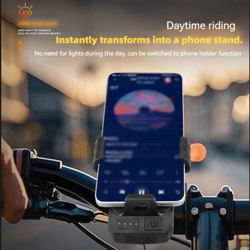 Bicycle Front Light with Horn  - Phone Zone Accessories & Repair Lake Charles La recension och pris