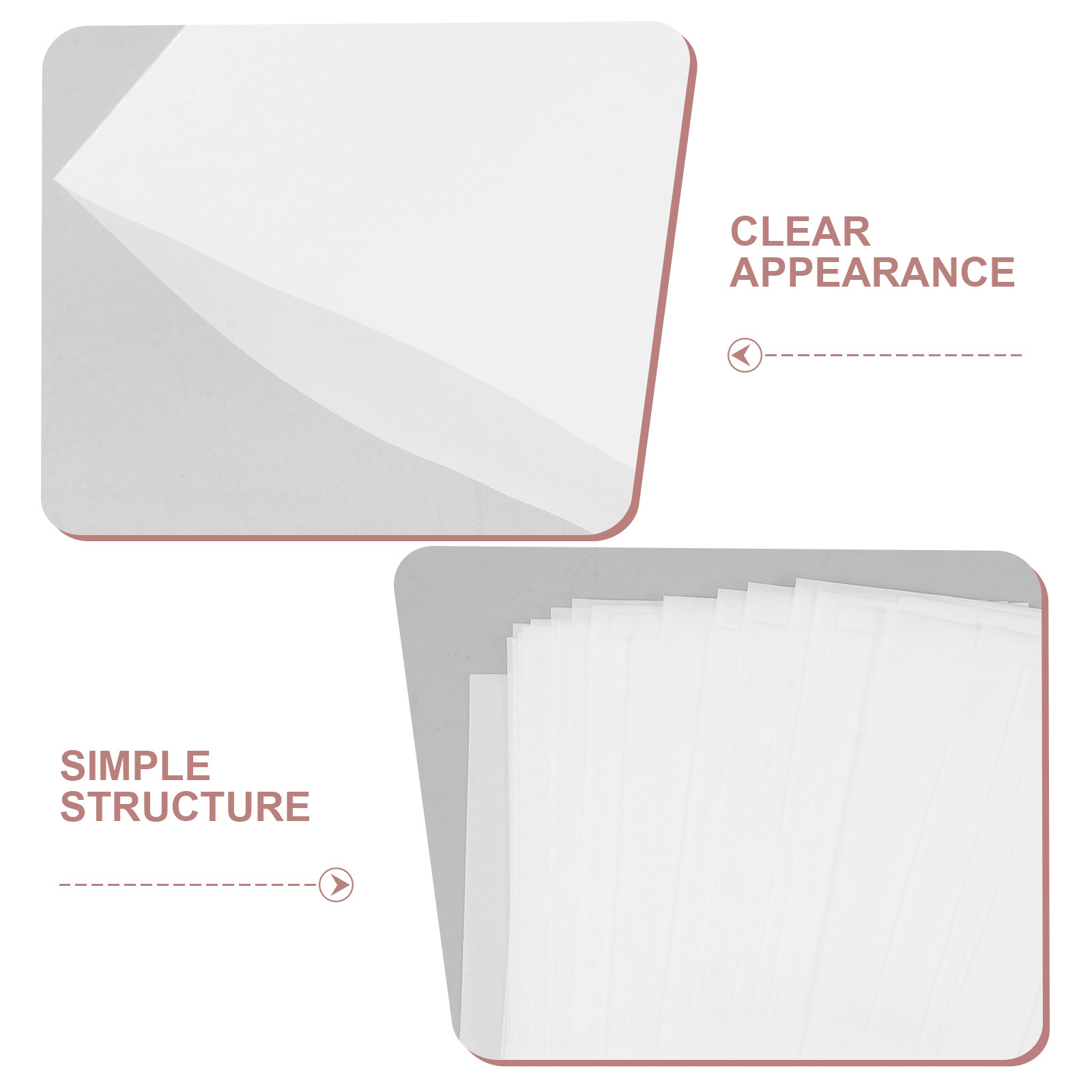 200Pcs Clear Frosted Flat Pouc - Tempered Glass Screen recension och pris