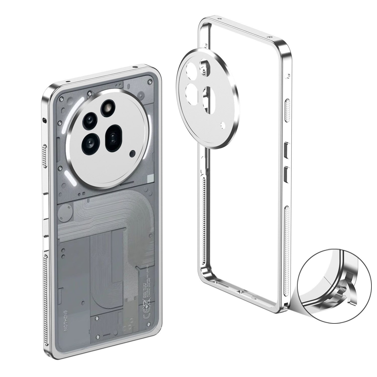 Luxury Bumper Case For Nothing - Phone Accessories Nothing recension och pris