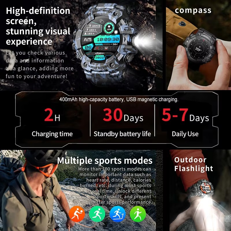 2026 Smart Watch Sport Outdoor - Phone Zone Accessories & Repair Lake Charles La recension och pris