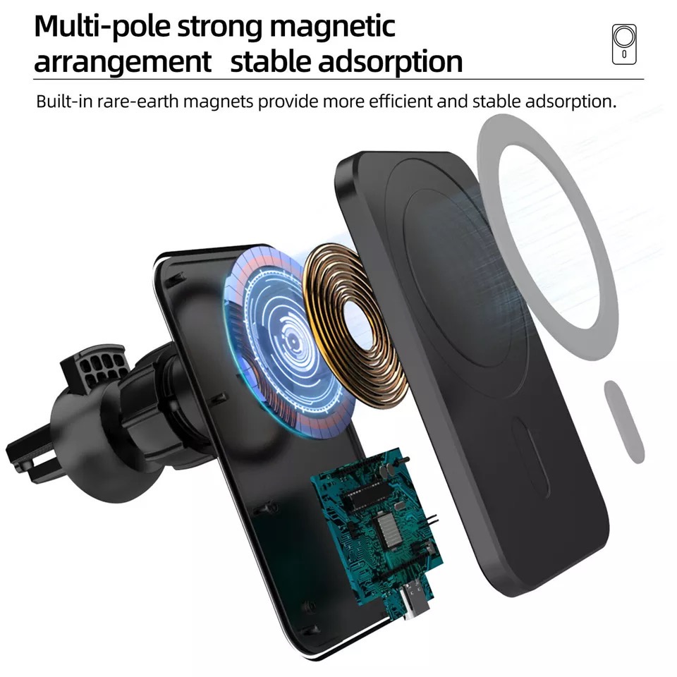 Wireless Charger Magnetic Car  - Phone Accessories Types recension och pris