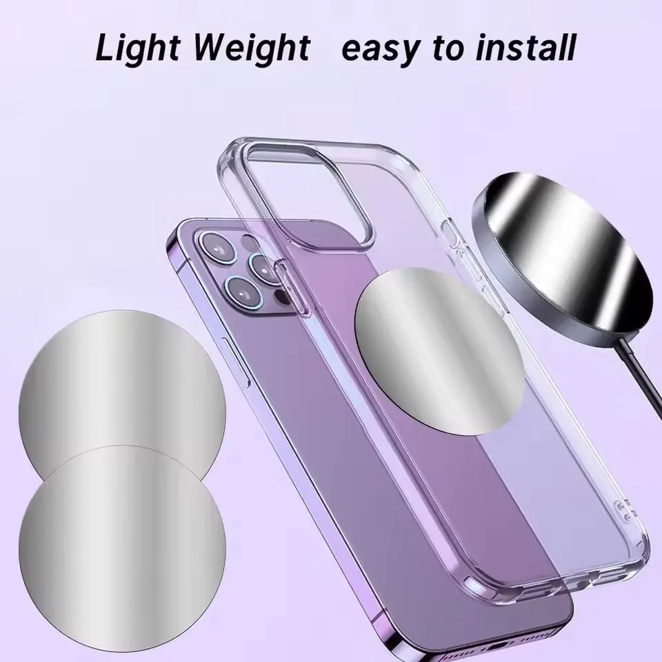 1-5PCS 8CM Magnetic Metal Plat - Phone Accessories Holder Car recension och pris