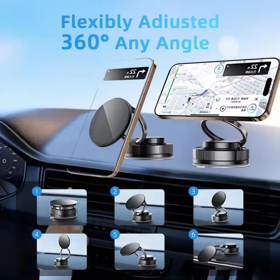 2026 New Vacuum Magnetic Phone - Phone Accessories Holder Car recension och pris