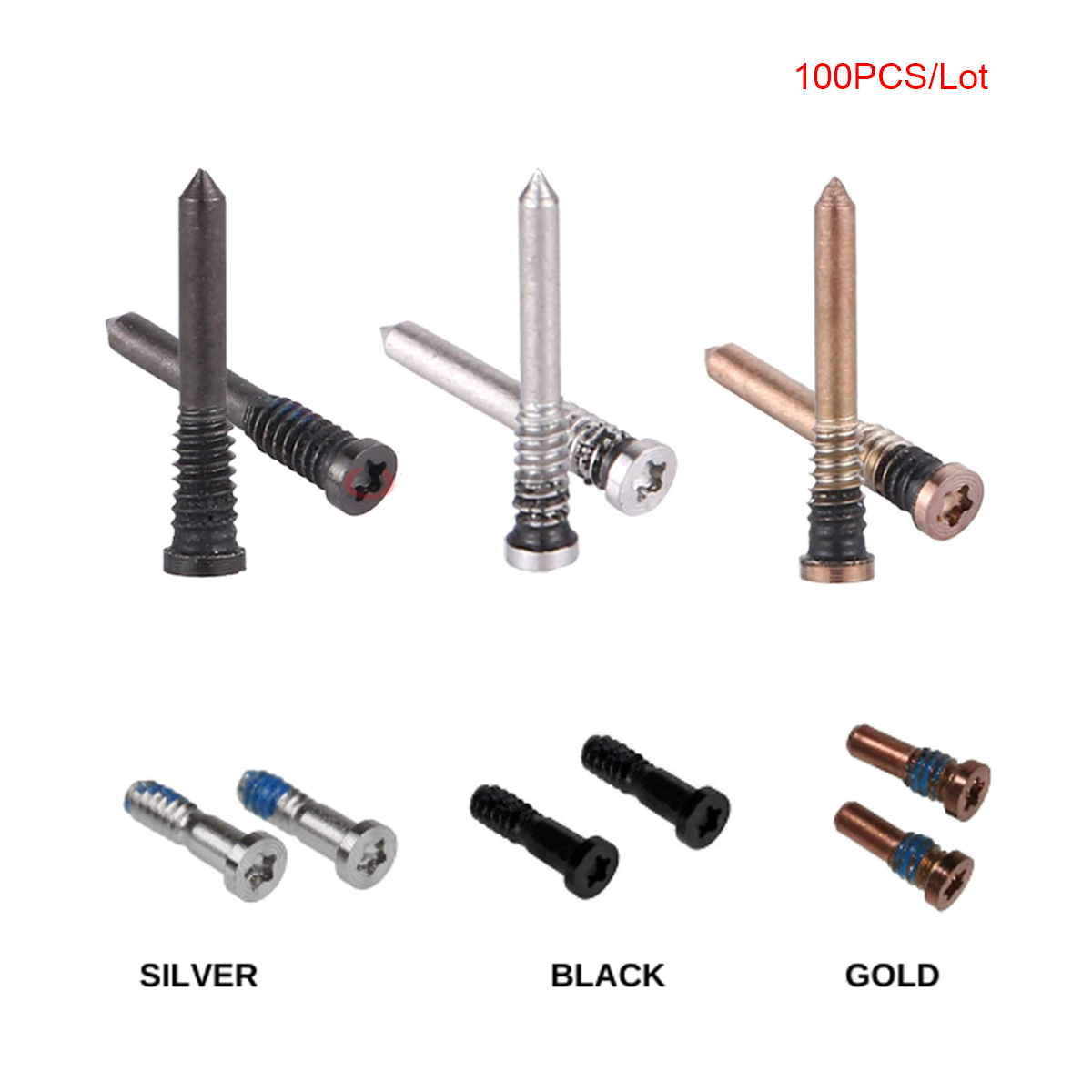 100Pcs Bottom Pentalobe Screws - Phone Accessories And Repairs recension och pris