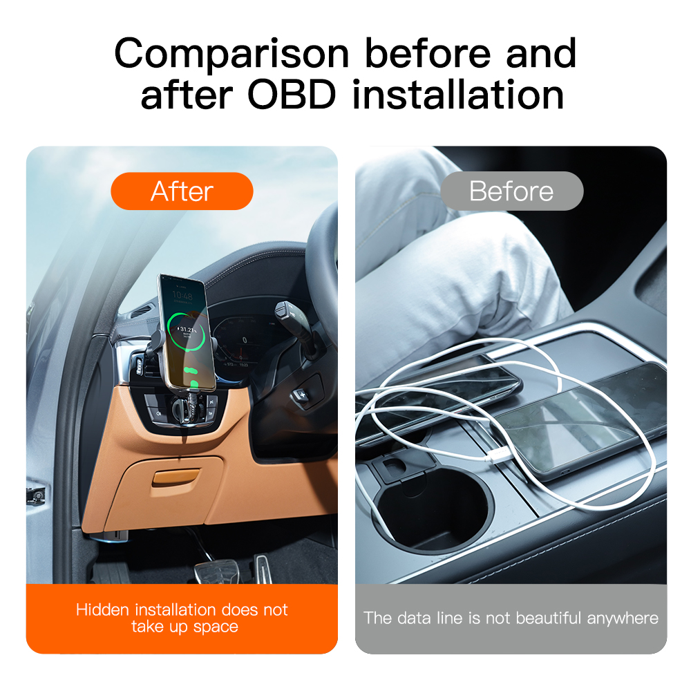 Premium Car OBD Charger Hub fo - Phone Accessories Types recension och pris