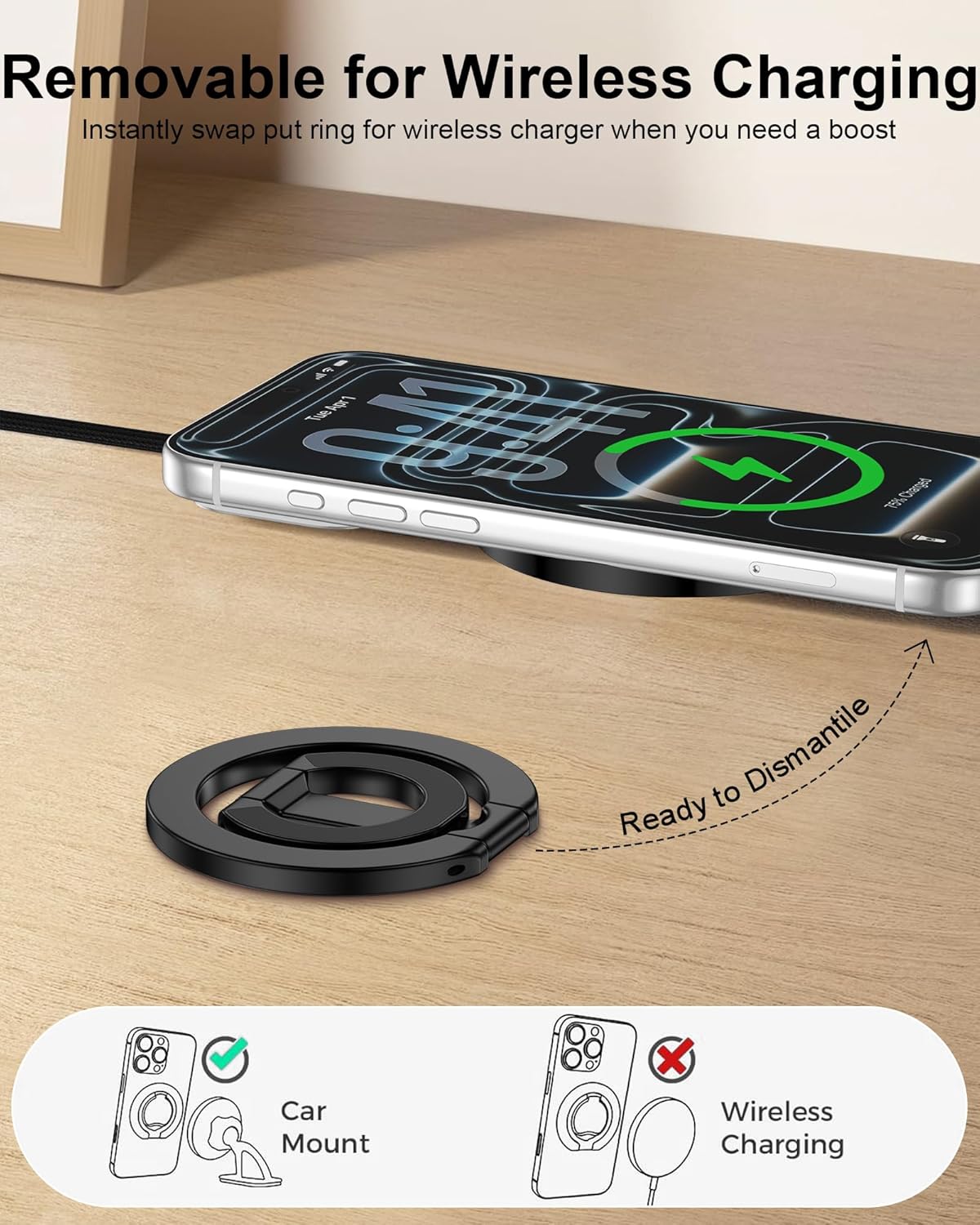 Phone Grip Holder Stand Dual-S - Phone Accessories Holder Car recension och pris
